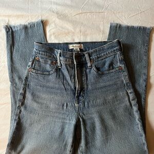 Madewell Perfect Vintage Women's Jeans, Size 26, Straight Leg